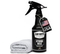 CAR GUYS Cire hybride en spray | Cire de voiture avancée | Durable et facile à utiliser | Sans danger sur toutes les surfaces | Kit de 510,3 g avec serviette
