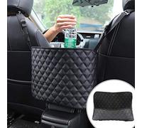 Car Handbag Holder,Car Net Pocket Handbag Holder,Driver Storage Netting Pouch,Purse Storage & Pocket, Seat Back Net Bag, Handbag Holder Between The Two Seats of The Car
