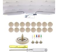 Car Headliner Repair Kit - 60pcs Headliner Repair Kit | Roof Rivets Headliners Repairs Button | Car Roof Rivet with Installation Tool for Interior | Auto Headliners Repairs Kits