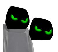 Car Headrest Cover 2 Pieces Headrest - Covers with Big Eyes Design Elastic