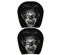 Car Headrest Cover - Car Seat Headrest Protector Spooky Front Pillow Wrap