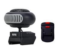 Car Heater - Portable Cordless Defroster for Winter Driving | Fast Heating Auto Defogger with Adjustable Angle, Compact Electric Heater for Cars Trucks Rvs Camping Indoor Home Office Use, 11cm Black