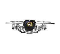 Car Helicopter Air Freshener, Powered Car Air Plane, 6.3x4.92x1.97 Inches, Rotating Dashboard Aromatherapy, Stylish Long Lasting Scent, Cool Decoration for Vehicles, Home (Black)