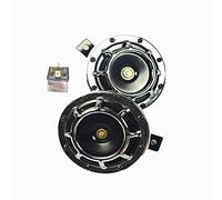Car Horn 12V 135db ，Eletric Car Horn Kit High Tone and Low Tone Metal Twin Horn Kit with Bracket for Cars Trucks SUVs RVs Vans Motorcycles Off Road Boats