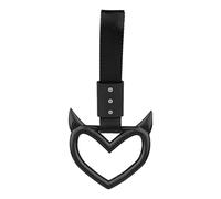 Car Interior Hand Strap - Rings Heart-Shaped, Heart Ring Car Safety Strap | Car Hand Strap Decorative Warning Loops Rear Bumper Warning Ring for Car Interior Exterior Decoration, Bumper Warning Ring