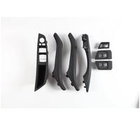Car Interior Leather Inner Door Handle Panel Pull Trim Cover Compatible For BMW 5 Series F10 F11 F18 520i 523i 525i 528i 535i