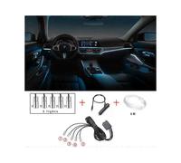 Car Interior LED Light Strip, RGB 16 Million Colors 5-in-1 Ambient Lighting Kit with App Control and Music Mode, Car Interior Light Strip 236 Inch Fib