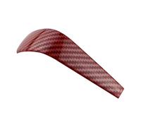 Car Interior Mouldings Autocollant Pour Pommeau Levier Vitesse Voiture En Fibre De Carbone Pour BMW Série 3 E87 E90 E91 E92 E93 E84 2006-2012 voiture accessoires interieur(Carbon red)