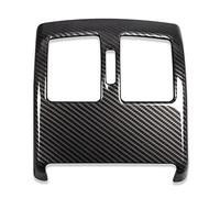Car Interior Mouldings Autocollants Décoratifs Pour Grille D'aération Arrière Climatisation En ABS Pour Mercedes Pour Benz Classe C W204 2009-2014 voiture accessoires interieur(Fibre de carbone)