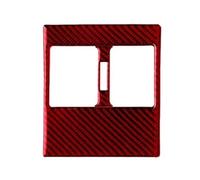 Car Interior Mouldings Autocollants Voiture En Fibre Carbone Rouge Pour Mercedes Pour Benz Classe C W204 2007-2010 Décoration Intérieure Protection voiture accessoires interieur(Type 13)
