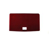 Car Interior Mouldings Autocollants Voiture En Fibre Carbone Rouge Pour Mercedes Pour Benz Classe C W204 2007-2010 Décoration Intérieure Protection voiture accessoires interieur(Type 17)