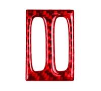 Car Interior Mouldings Autocollants Voiture En Fibre Carbone Rouge Pour Mercedes Pour Benz Classe C W204 2007-2010 Décoration Intérieure Protection voiture accessoires interieur(Type 35)