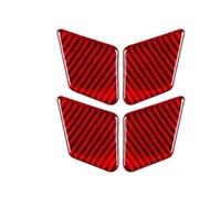 Car Interior Mouldings Autocollants Voiture En Fibre Carbone Rouge Pour Mercedes Pour Benz Classe C W204 2007-2010 Décoration Intérieure Protection voiture accessoires interieur(Type 38)