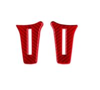 Car Interior Mouldings Autocollants Voiture En Fibre Carbone Rouge Pour Mercedes Pour Benz Classe C W204 2007-2010 Décoration Intérieure Protection voiture accessoires interieur(Type 4)