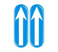 Car Interior Sticker - 2 pièces Judgment Labels, Novice Driver Positioning Decals, Clear Instruction Interior Signs | Practical Driving Aid Accessory For New Driver Training Safety Awareness