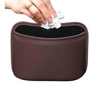Car Interior Trash Bin, Waterproof Leakproof Vehicle Garbage Organizer | Compact Car Waste Basket for Sedan Truck RV Family Outings Commuting Travel Camping Short Trips