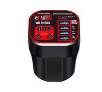 Car Inverter Adapter - 220V Charging Outlet for Laptop SUV Computer, Vehicle Power Converter for Tractor Trailer RV Travel, Portable Automobile Charger, Mobile Device Power Supply