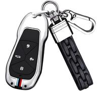 Car Key Case Compatible With Xiaopeng Xpeng P7 P5 G3 G6 G9 G3i Silicone Protective Case For Key Fob 4 Buttons Car Key Cover With Keychain.[J23]