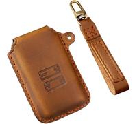 Car Key Case Cover Protector Fit For Renault Arkana Megane Espace Scenic Laguna Koleos Clio Master Bus Zoe Leather Car Key Cover Protector,B Brown