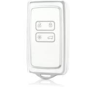 Car Key Case For Renault Car Remote Control Key Tpu Case Protection Car Key Case For Clio Espace Talisman Megane Kadjar Captur Arkana Sandero Kangoo,Silver White