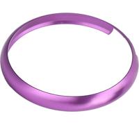 Car la clé à distance -FOB anneau décoratif -Trim pourpre de remplacement en aluminium pour Mini R55 R56 R57 R58 R59 R60 2008 -On