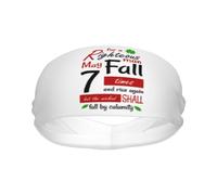 Car Le Juste Peut Tomber Sept Fois Et Se Relever, mais Le Méchant Tombera. Unisexe Serre Tete Absorbe La Transpiration Bandeaux Respirant Bandeau Cheveux pour Fitness Basketball Sport Jogging