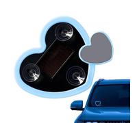 Car LED Lights Interior - 4,33 x 3,54 pouces USB LED Night Lights, Heart Shaped Solar Powered Lamps, Window Neon Lamps for Triangle | Window Decor Automotive Interior Truck Night Accessories