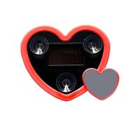 Car LED Lights Interior - 4.33x3.54Inches USB LED Night Lights, Heart Shaped Solar Powered Lamps, Window Neon Lamps for Triangle | Window Decor Automotive Interior Truck Night Accessories