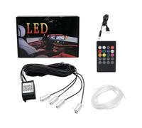 Car LED Lights Interior - 9.84x6.1x1.57 Inches APP Control Automotive Lighting - Wireless Remote Control Strip Light For Car - Pour remorque RV Truck Sedan Pickup