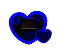 Car LED Lights Interior - Heart-Shaped Solar Vehicle Window Lamp, Neon Ambient Glow, Decorative Triangle Light For Automotive Truck, Women Men | Stylish Dashboard Door Window Accent Accessory