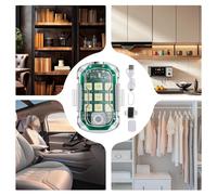 Car LED Lights Interior - USB Rechargeable Dome Lamp, Multi Function Touch Control | Compact Auto Reading Light for Car Cabin, Dashboard, Roof, Most Cars, Travel, Night Driving, Home Use