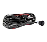 Car LED Spotlight Wiring Harness - PVC-Coated 18 AWG Wire | ABS PVC Material, 2 mètres, 9-16V High Voltage Wire, 480W Automotive LED Cable, Double Protection Circuit, Vehicle Safety