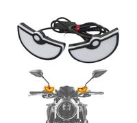 Car LED Window Lights, Automotive Eye Warning Lamp, Waterproof Energy Saving Vehicle LED Light Set, Night Driving Safety Signal Lights for Truck Sedan SUV RV, Exterior Car Window Lighting Accessory