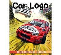 Car Logo Coloring Book For Kids: 30 carefully chosen car illustrations for coloring perfect for stress relief, New Year or birthday gifts.