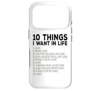 Car Lover Funny - Dix Choses Que Je Veux dans Les Voitures de la Vie Coque pour iPhone 17 Pro