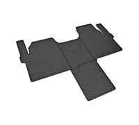 Car Lux AR07496-1 Tapis de sol en caoutchouc sur mesure pour Transit Custom 2 places avant à partir de 2023