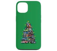 Car Madness Sapin de Noël Classique Muscle Cars et Hotrods Coque pour iPhone 13