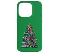 Car Madness Sapin de Noël Classique Muscle Cars et Hotrods Coque pour iPhone 14 Pro