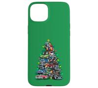 Car Madness Sapin de Noël Classique Muscle Cars et Hotrods Coque pour iPhone 15 Plus