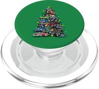 Car Madness Sapin de Noël Classique Muscle Cars et Hotrods PopSockets PopGrip pour MagSafe