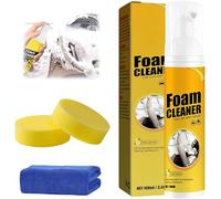 Car Magic Foam Cleaner, 2025 New Car Steering Wheel Foam Cleaner, Multifunctional Interior Cleaners, Refinisher Cleaners for Cars, Effective Grease And Dirt Removal (1)