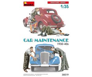 Car Maintenance 1930-40smaquette 1/35 Miniart De La Mercedes-benz 170v Cabrio Sa