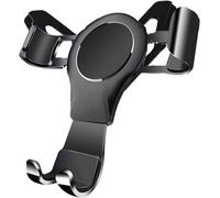 Car Mobile Phone Holder For Audi A1 8x 2010-2018,Car Phone Holder Gravity Auto Hatchback Lock Stable Without Jitter Hatchback Ventilation Slots Aluminium Alloy Black
