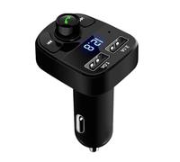 Car MP3 Music Player - Adaptateur De Radio sans Fil FM Transmetteur | Chargeur D'appel Mains Libres, Lecteur De Musique D'affichage LED, Adaptateur Radio, Port De Charge USB, Dispositif De D