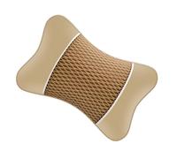 Car Neck Pillow - Car Headrest Pillow | Travel Gear with Adjustable Strap, Leather Sturdy Cushion for Outdoor Vacation, Seat Headrest Pad, Auto Interior Accessories for Travel Seat Use