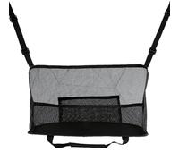Car Net Pocket Handbag Holder, Between Seat Storage Organizer, Stretchable Mesh Barrier with Top Opening, Interactive Secure Purse Stand for Travel, Pets, and Daily Vehicle Use 16.02x9.45x5.79 Inches