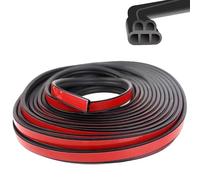 Car Noise Reduction Dust-Proof Rubber Seal Strip, 2026 New Self Adhesive Anti Noise Cars Sealing Strip, Universal Car Door Seal Strips Automotive Weather Stripping for Cars SUVs (10m)