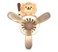 Car Oil Diffuser Vent Clip, Cute Car Air Freshener, Bear Pilot Automatic Diffuser, Long-Lasting Scent Dispenser, Fun Decoration for Auto Interior, Home or Travel Use