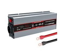 Car Onduleur 1800 W 12 V 220 V 50/60 Hz pour Sinusoïdale Prise UE avec Ventilateurs USB Type-C 12 V 220 V Onduleur Voiture 1000 W 1500 W(DNG1800W 12V 50Hz EU)