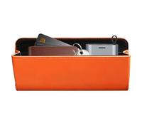 Car Organizer Bag - Leather Space Saving Phone Holder | Seat Organizer Car Accessories - Center Console Glove Box Backseat Interior Truck SUV RV Berline Vehicle Automotive